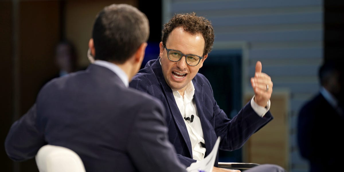 Anthropic's CEO said his company is avoiding the kind of battles OpenAI and Google are fighting by targeting AI for enterprise instead of consumers.