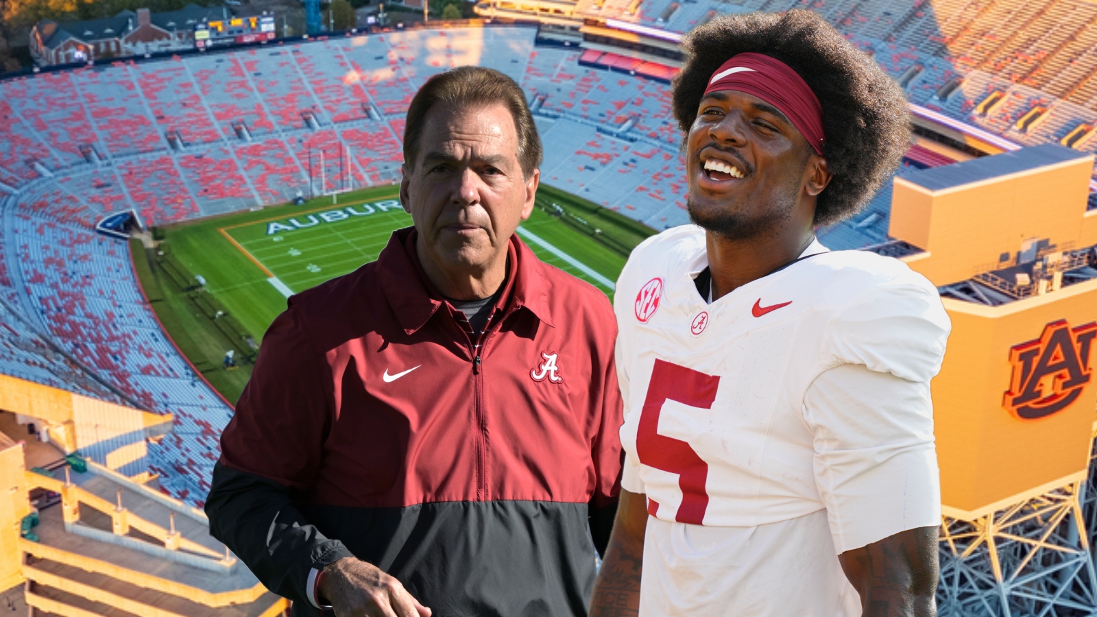Alabama wide receiver Germie Bernard does not believe in curses. He is not worried about the rumored “voodoo” that surrounds Jordan-Hare Stadium. The transfer pass catcher is taking a business approach to a rivalry matchup with Auburn. In doing so, he’s dismi…