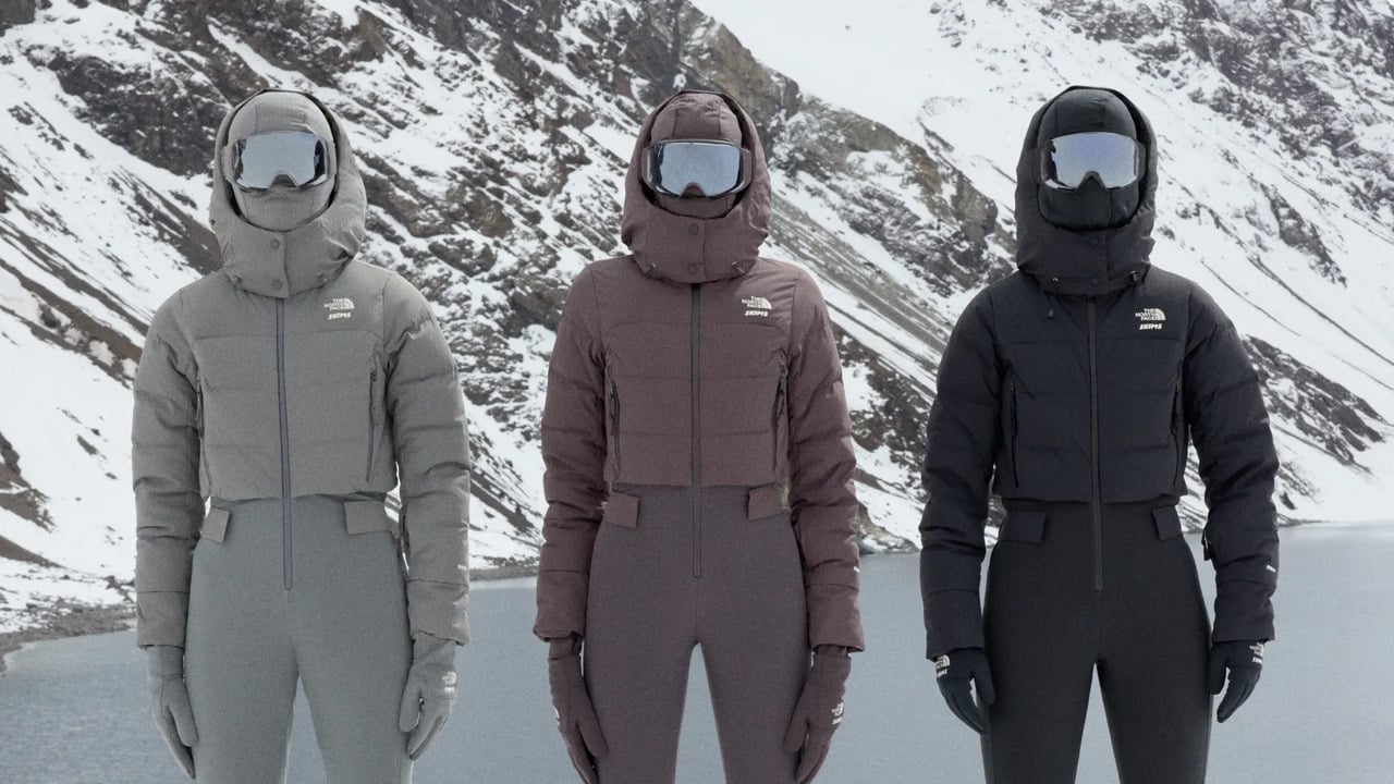 SKIMS and The North Face are back, and the second collaboration is bigger, sleeker and more technical than the first. Blending SKIMS’ body-conscious design language with The North Face’s mountain-tested engineering, this winter capsule is built for the slopes…