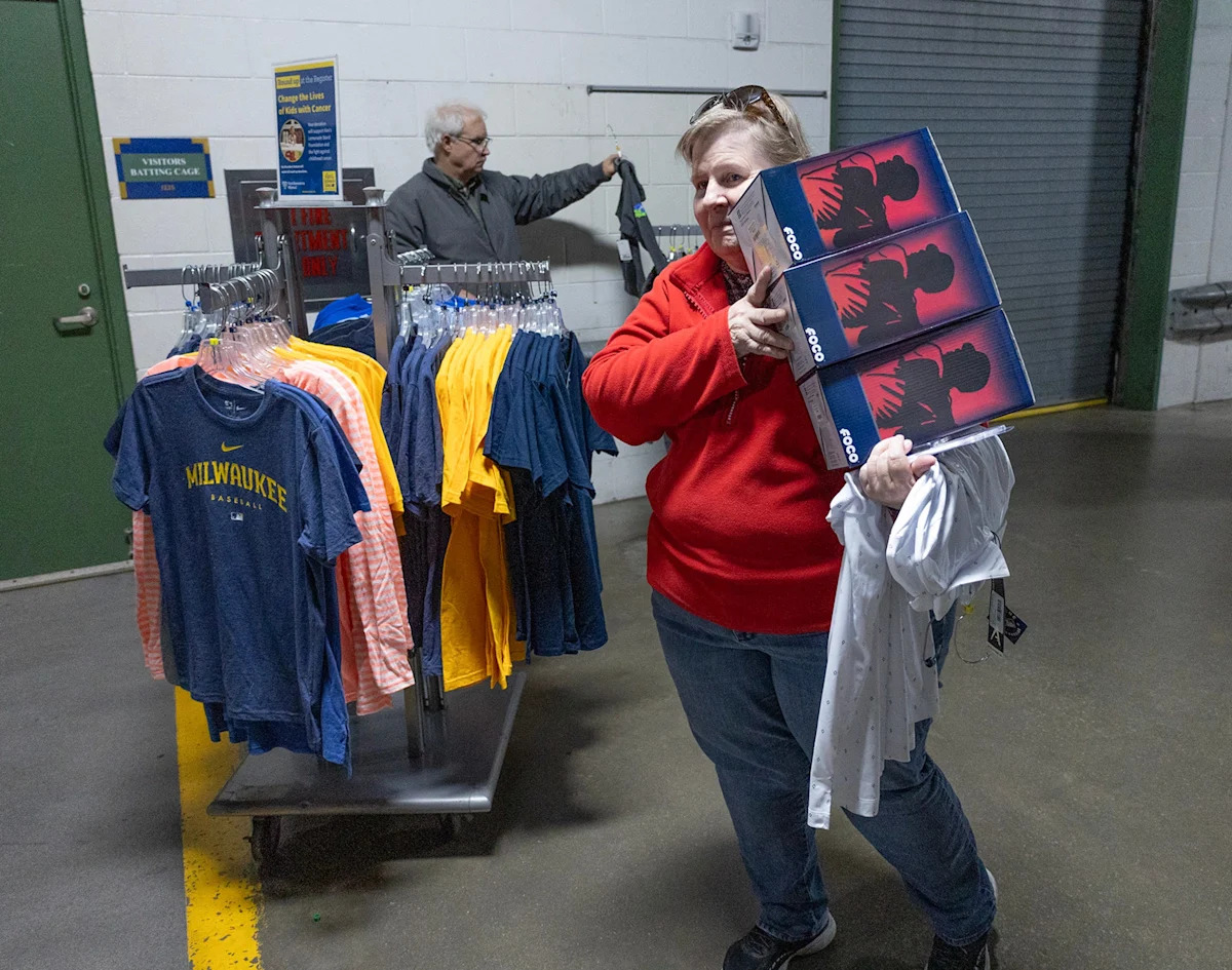 The Brewers' annual Clubhouse Sale, held at American Family Field, is back.