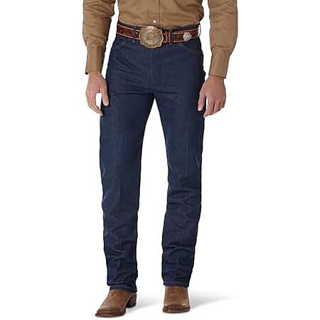 Amazon [amazon.com] has *Wrangler Men's 13MWZ Cowboy Cut Original Fit Jeans* for *$5.99*. 
*Shipping is free* with Prime or on $35+ orders.[list][*]*Rigid Indigo*[list][*]28W x 30L [amazon.com][*]28W...