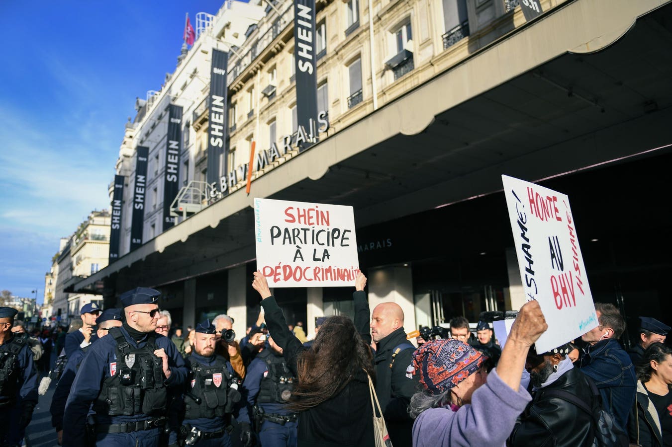 Has a shop ever opened amid this furore? Shein's Paris debut saw fans pack the store, while politicians, the fashion industry and labor groups rounded on the retailer.