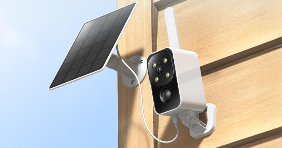 Keep watch and protect your home with this outdoor security camera! Through December 1st, dash over to Amazon where Prime members can score this SEHMUA Cellular Solar-Powered Outdoor Security Camera for $24.99 shipped (reg. $39.99)! Cellular Solar-Powered Out…