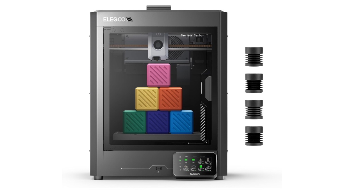 Whether you're buying for the maker in your life or you're looking to add a 3D printer to your own setup, this Elegee Centari Carbon deal is the time to act. This 3D printer is available today for just $299.99, and you can get it delivered in time for Christm…