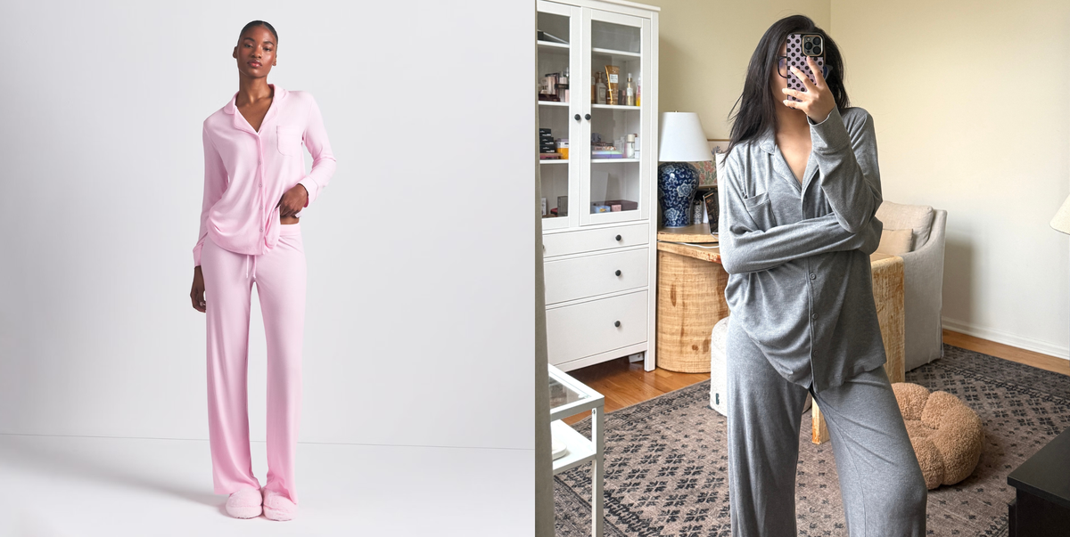 The SKIMS Soft Lounge Sleep Set made Oprah's Favorite Things 2025. She owns three pairs, I'm plotting my second—here's why they're worth it.
