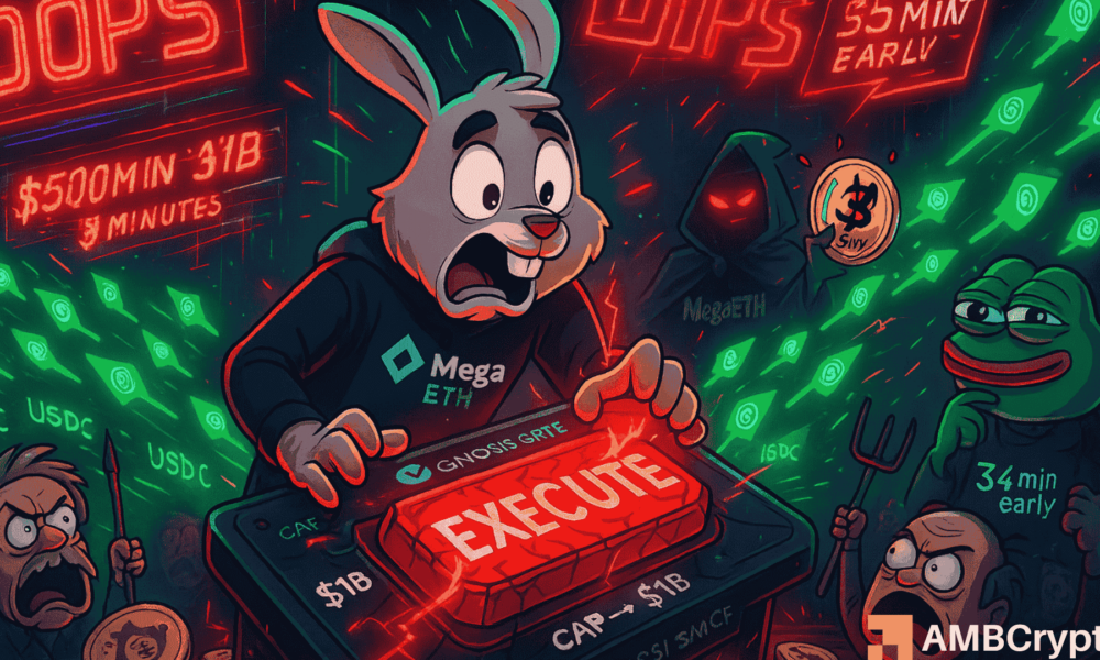 MegaETH's pre-deposit campaign crashes spectacularly as multisig error enables premature execution and $500M gets locked.