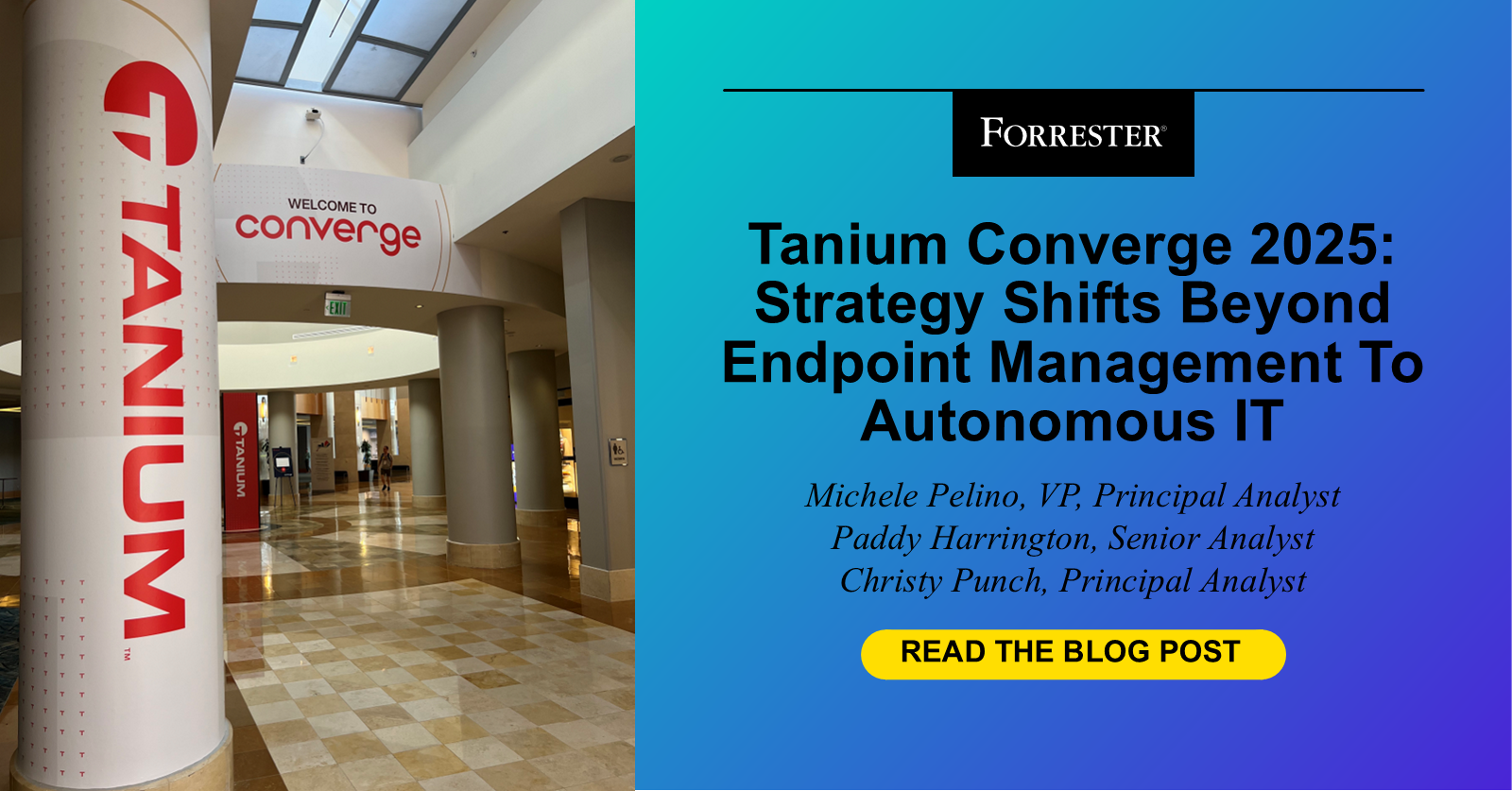 At Converge 2025 in Orlando, FL, Tanium Dan Streetman, CEO, kicked off the event by highlighting Tanium’s strategy shift extending beyond managing and securing endpoints to delivering autonomous IT platform solutions. During on stage and break-out sessions, e…