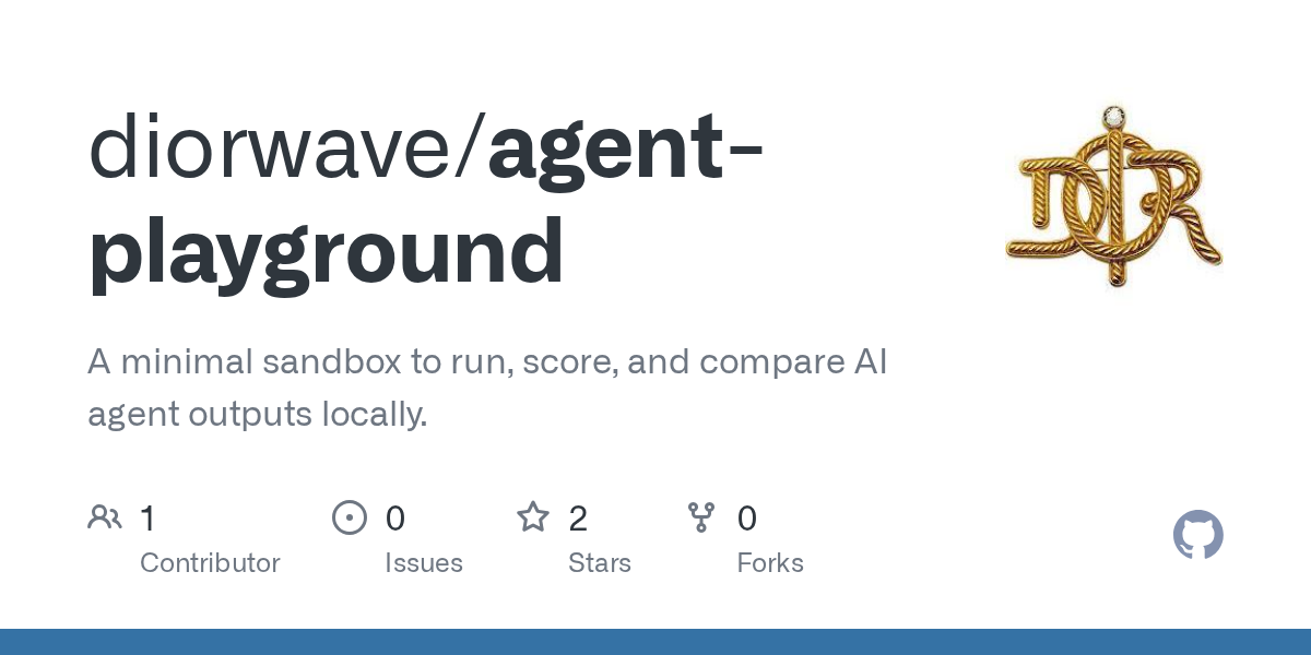 Hi HN,I built this because I wanted a very small, readable way to compare AI agent outputs locally.
Most agent tools are powerful but heavy. This project intentionally avoids frameworks, configs, and abstractions. An "agent" is just a function, and a "scorer"…