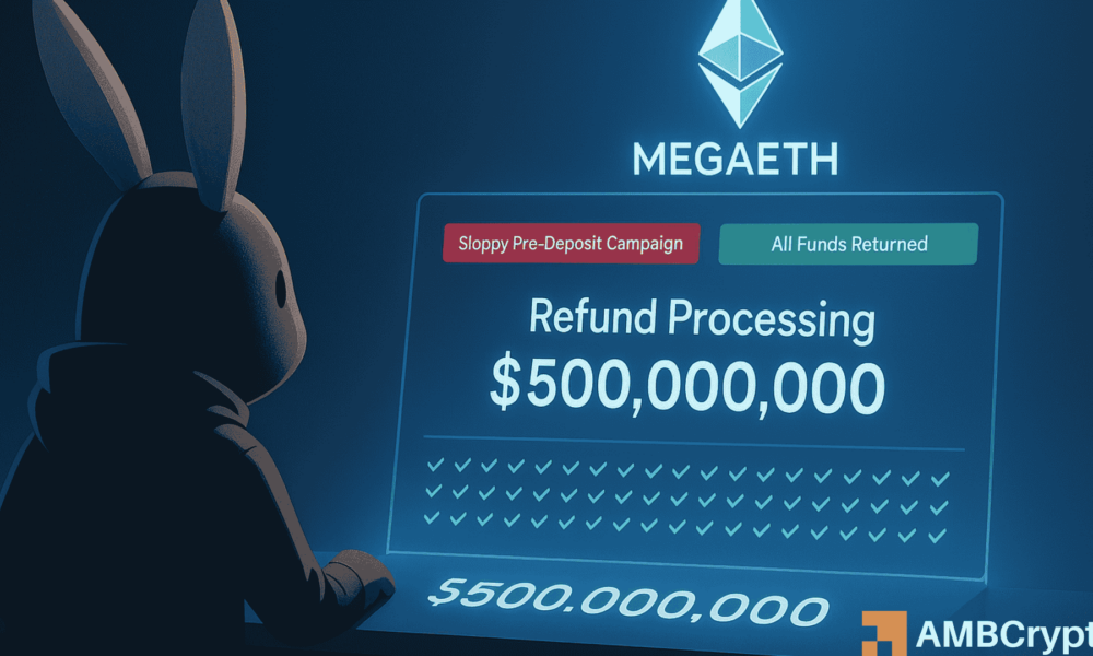 MegaETH refunds entire $500M pre-deposit campaign after chaotic launch exposed operational failures and compliance gaps.