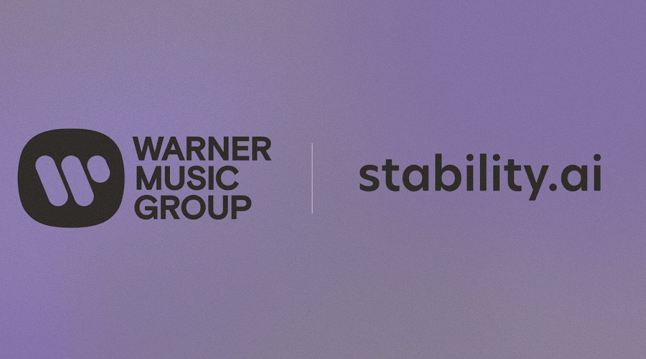 Ai company Stability AI has bagged a second major-label partner: Warner Music Group, shortly after signing a deal with UMG.
The post is from Music Ally.