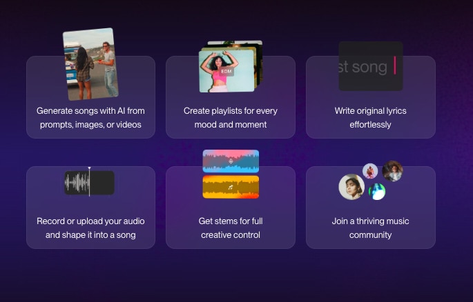 (TrendHunter.com) Suno is an AI music creation platform that allows users to create original songs using natural language prompts. It removes the need for traditional instruments, production skills, or prior music...