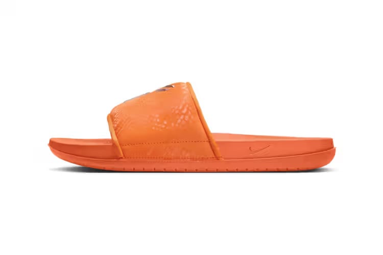 (TrendHunter.com) Nike introduces its latest tonal iteration of the Kobe Offcourt Slides in the Safety Orange colorway palette. It is joining the roster for the Summer season and will land on the website beginning...