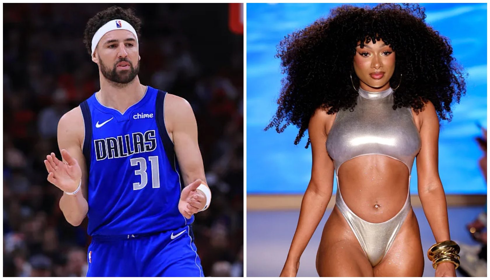Megan Thee Stallion and Klay Thompson spark dating rumors with their recent posts. 
The post Here’s Why Hotties Think THIS Poolside Pic Proves Klay Thompson’s Double Dribbling Megan Thee Stallion’s Hot Girl Glutes To Sumptuous ‘Savage’ Smithereens appeared fi…