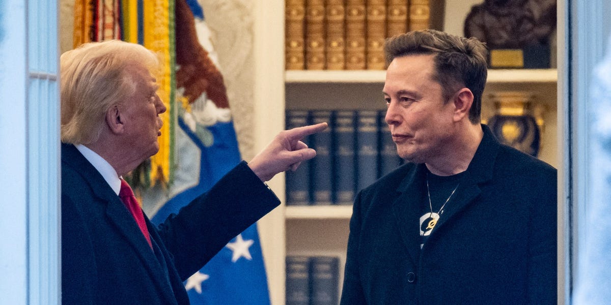 The White House Press Secretary told reporters that she "doesn't think" Trump wants federal agencies to have contracts with Musk's AI company.