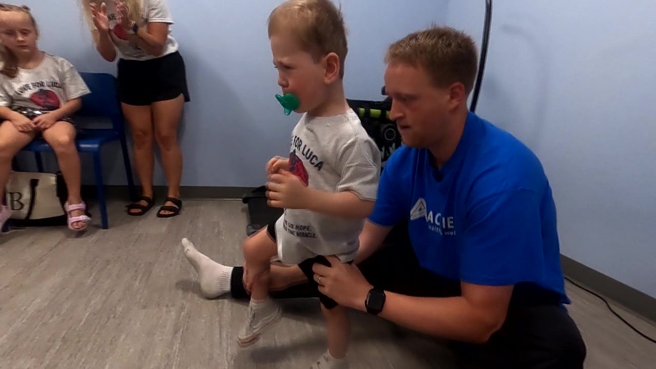 A couple from Victoria, Minnesota, are fighting to give their son a brighter future after being born with complications at just 27 weeks old.