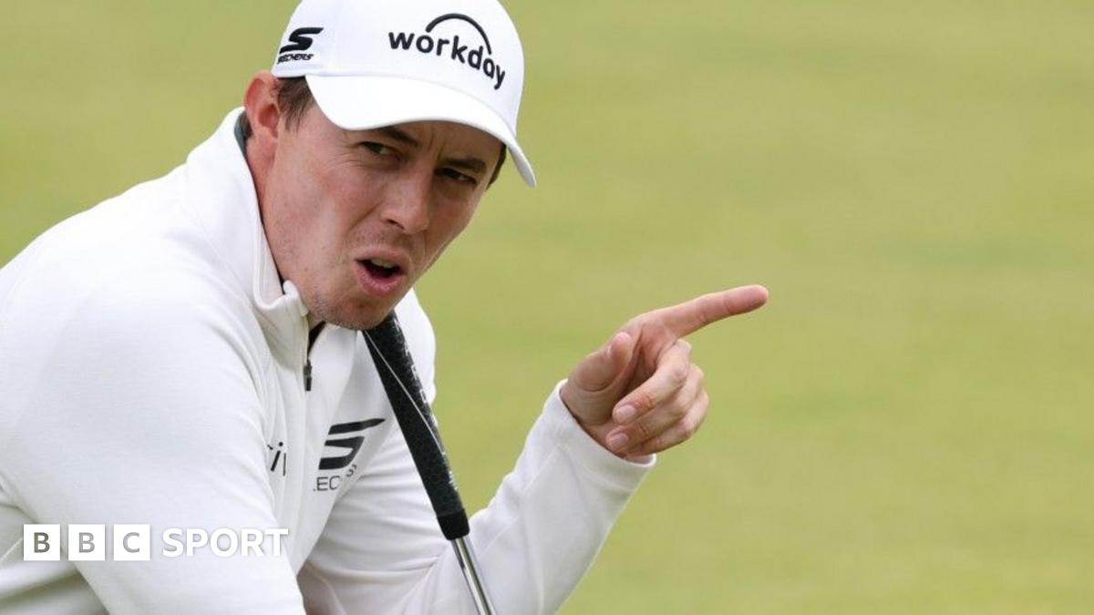 A trio of Englishmen make superb starts to the 153rd Open Championship on a rain-lashed opening morning at Royal Portrush in Northern Ireland.
