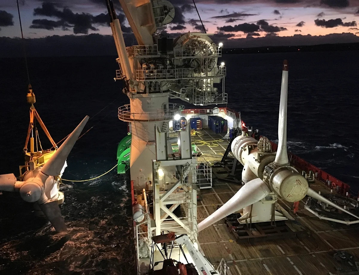 Submerged in about 40 meters (44 yards) of water off Scotland's coast, a turbine has been spinning for more than six years to harness the power of ocean...