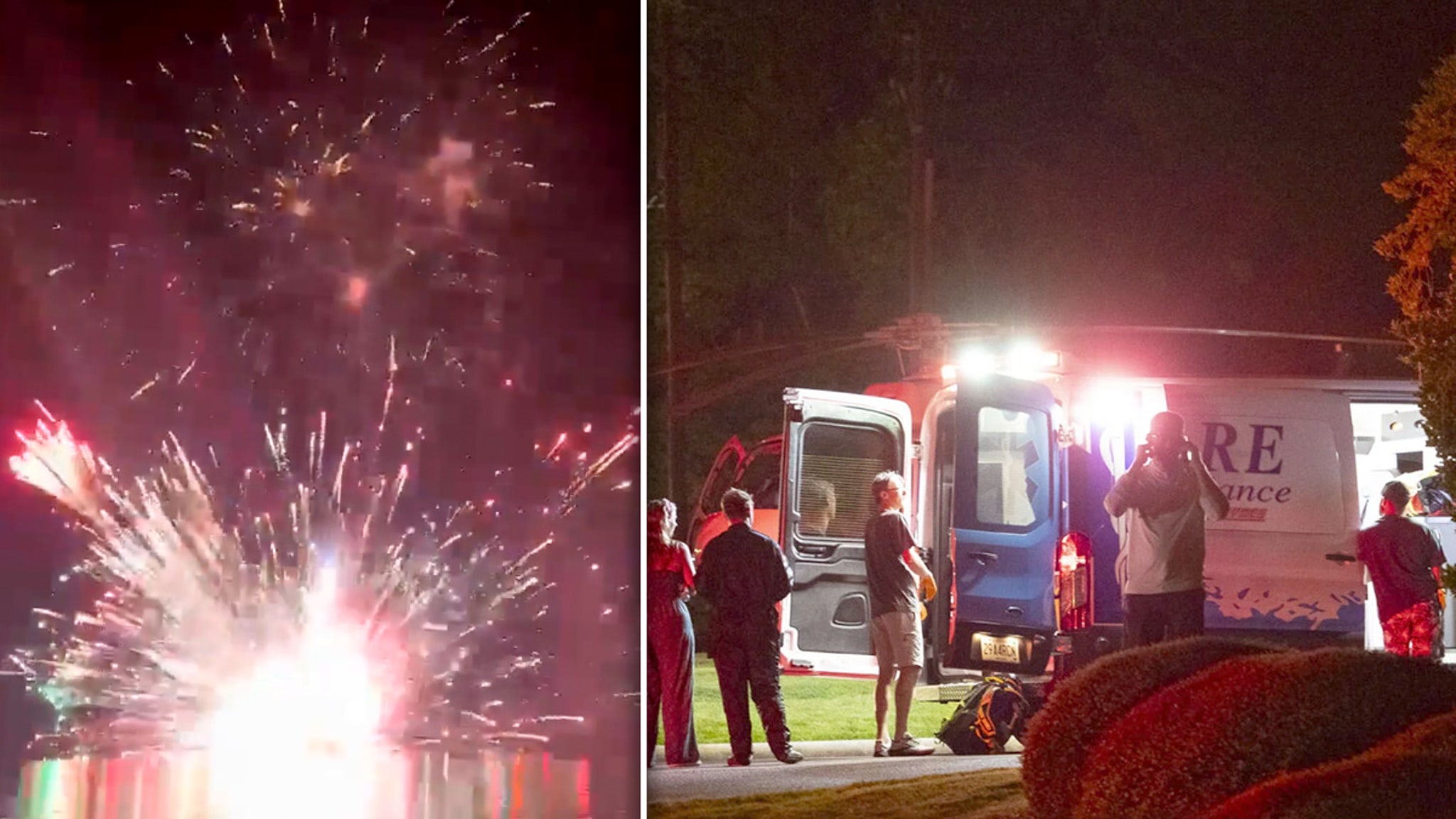 A 4th of July fireworks show turned into a fiery nightmare when a rogue firework exploded too close to a boat -- setting off a chain reaction that turned the vessel into a floating fireball. Check out the shocking video circulating social media ...…