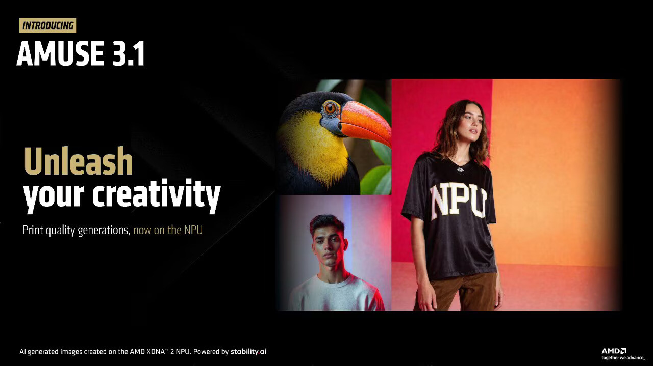 AMD and Stability AI made an announcement today about their joint effort to adapt Stable Diffusion 3.0 Medium for Stability Amuse AI art creator. This move allows for better picture generation and text handling abilities to run on Neural Processing Units (NPU…