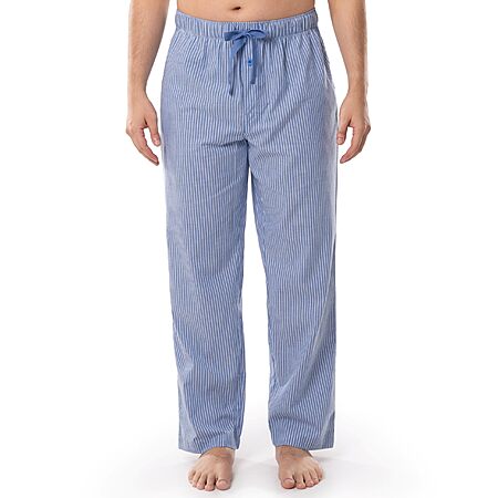 Amazon [amazon.com] has *Fruit of the Loom Men's Broadcloth Woven Sleep Pajama Pant (Blue Stripe, Various Sizes)* for *$7.19*. Shipping is free w/ Prime or on $35+. 
 
Available Sizes: 
* Small 
*...