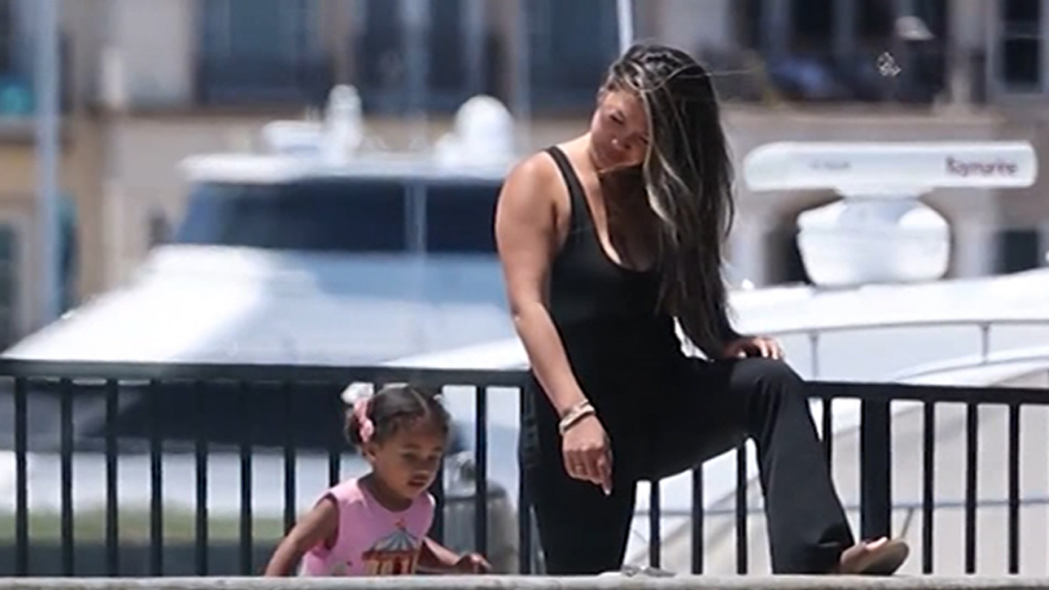 Diddy's baby mama is back with her daughter, Love ... who seems to be doing a whole lot better after battling an illness that made her mom leave NYC just after the verdict was read earlier this week. Dana Tran stepped out in Los Angeles on Thursday…