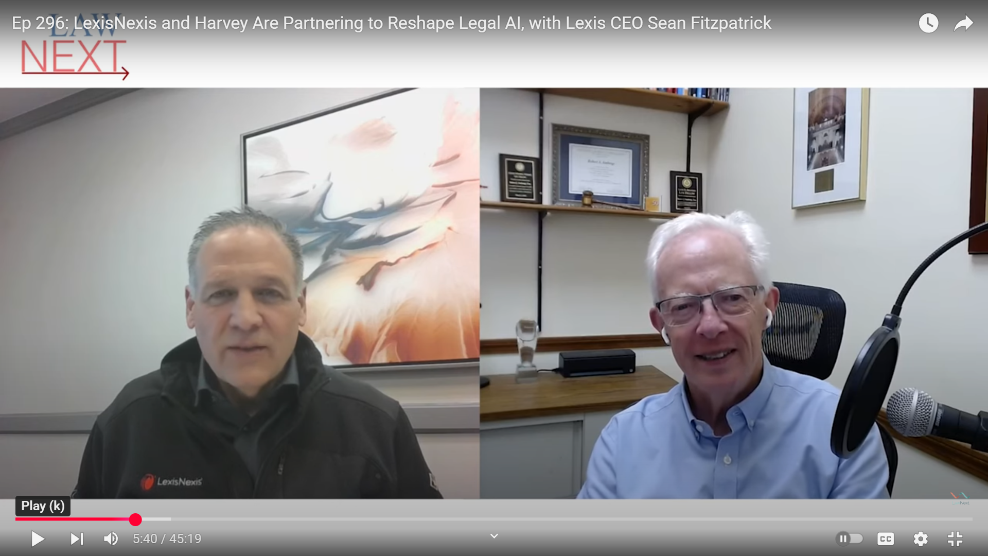 LexisNexis will integrate its primary law content, Shepard’s citations, and AI technology directly into Harvey’s platform.
The post On LawNext: How LexisNexis And Harvey Are Partnering To Reshape Legal AI, With LexisNexis CEO Sean Fitzpatrick appeared first o…