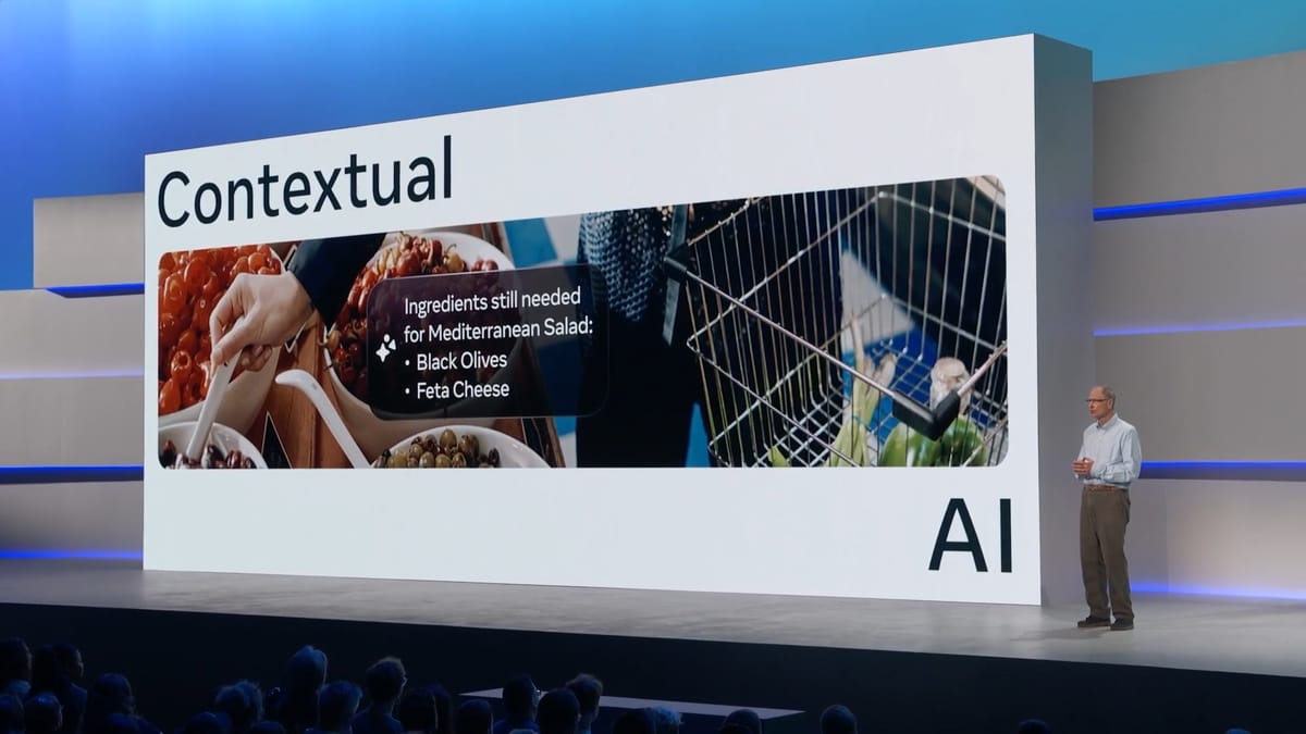 Michael Abrash described how future Meta glasses will have always-on "contextual AI", and Mark Zuckerberg thinks this will arrive in less than 5 years.