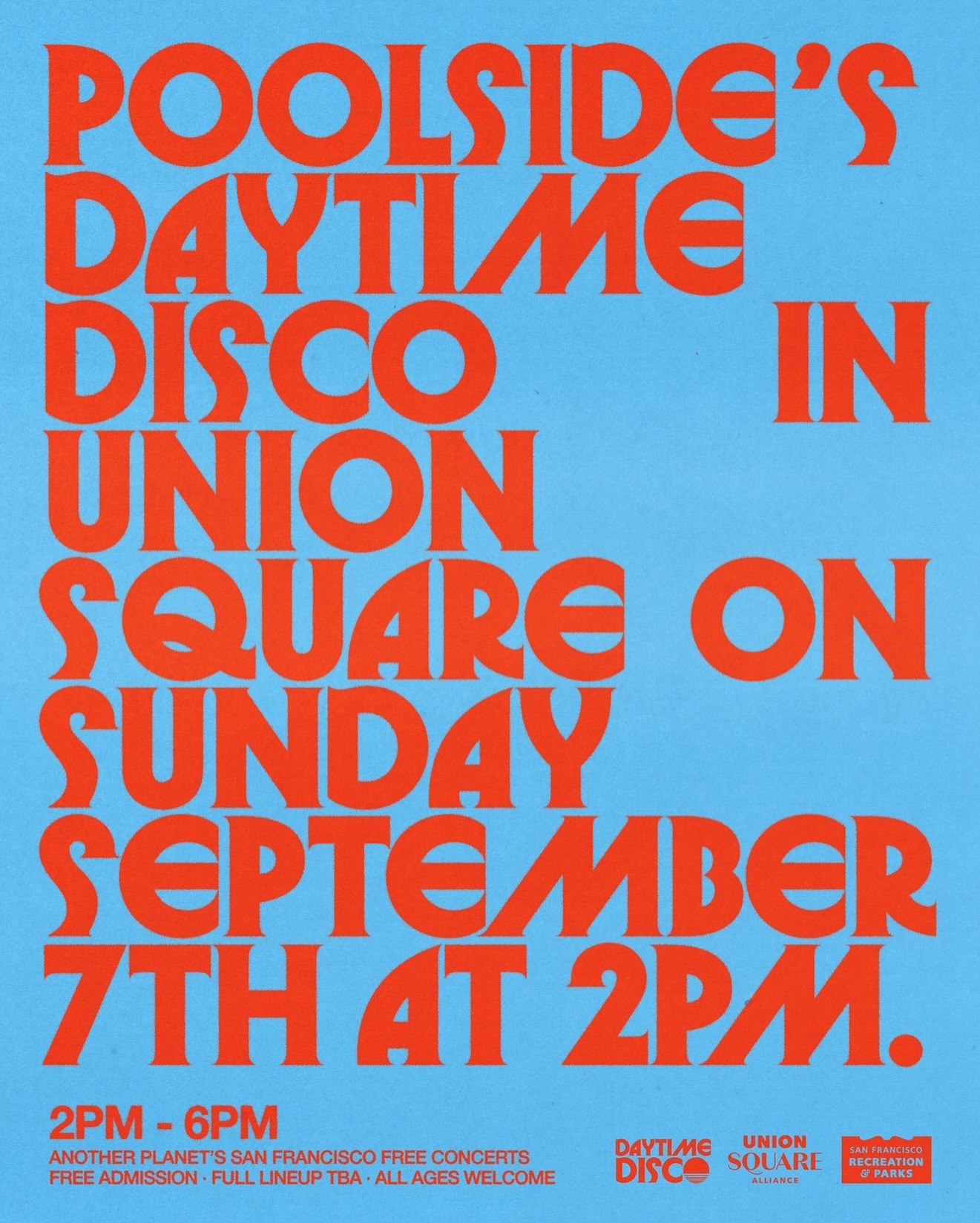 Poolside’s Daytime Disco, a new branded DJ party led by Poolside’s Jeffrey Paradise, launches as a free outdoor event in Union Square, San Francisco. This debut event brings the band’s signature ‘Daytime Disco’ vibe to the city, reflecting Jeffrey’s roots in …