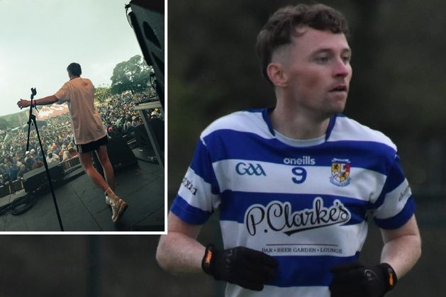 Andy Leech played two shows with his band Le Boom at Electric Picnic over the weekend and then lined out for his club Navan O’Mahonys on Sunday morning.
