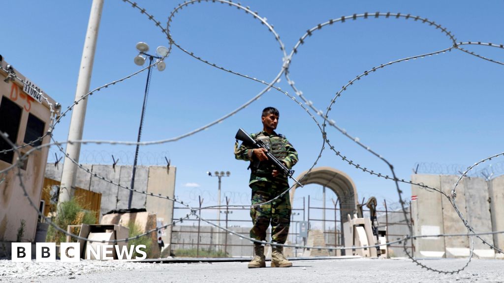 Bagram airbase was handed over to the Afghan military shortly before the Taliban returned to power.