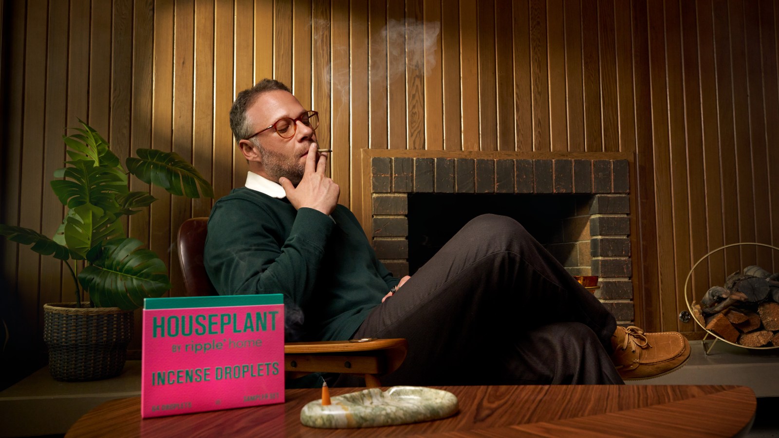 Seth Rogen's brand Houseplant just teamed up with Ripple+ Home to launch a line of aroma diffuser sets designed to mask the smell of smoke.