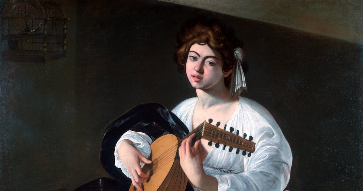 Testing determines 85.7% probability that work, entitled The Lute Player, is an original by Italian master painter