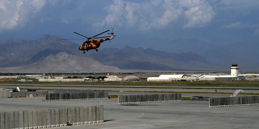Bagram Air Base was the biggest US base in Afghanistan until it was abandoned when American forces withdrew from the country in 2021.