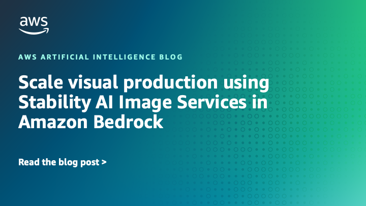 This post was written with Alex Gnibus of Stability AI. Stability AI Image Services are now available in Amazon Bedrock, offering ready-to-use media editing capabilities delivered through the Amazon Bedrock API. These image editing tools expand on the capabil…