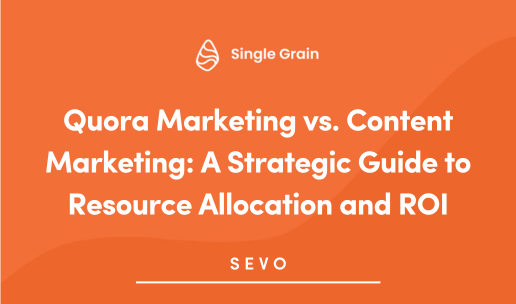 Quora vs content marketing: Compare ROI, resource needs, and timelines. Data-driven guide to choosing the right marketing strategy for your business.