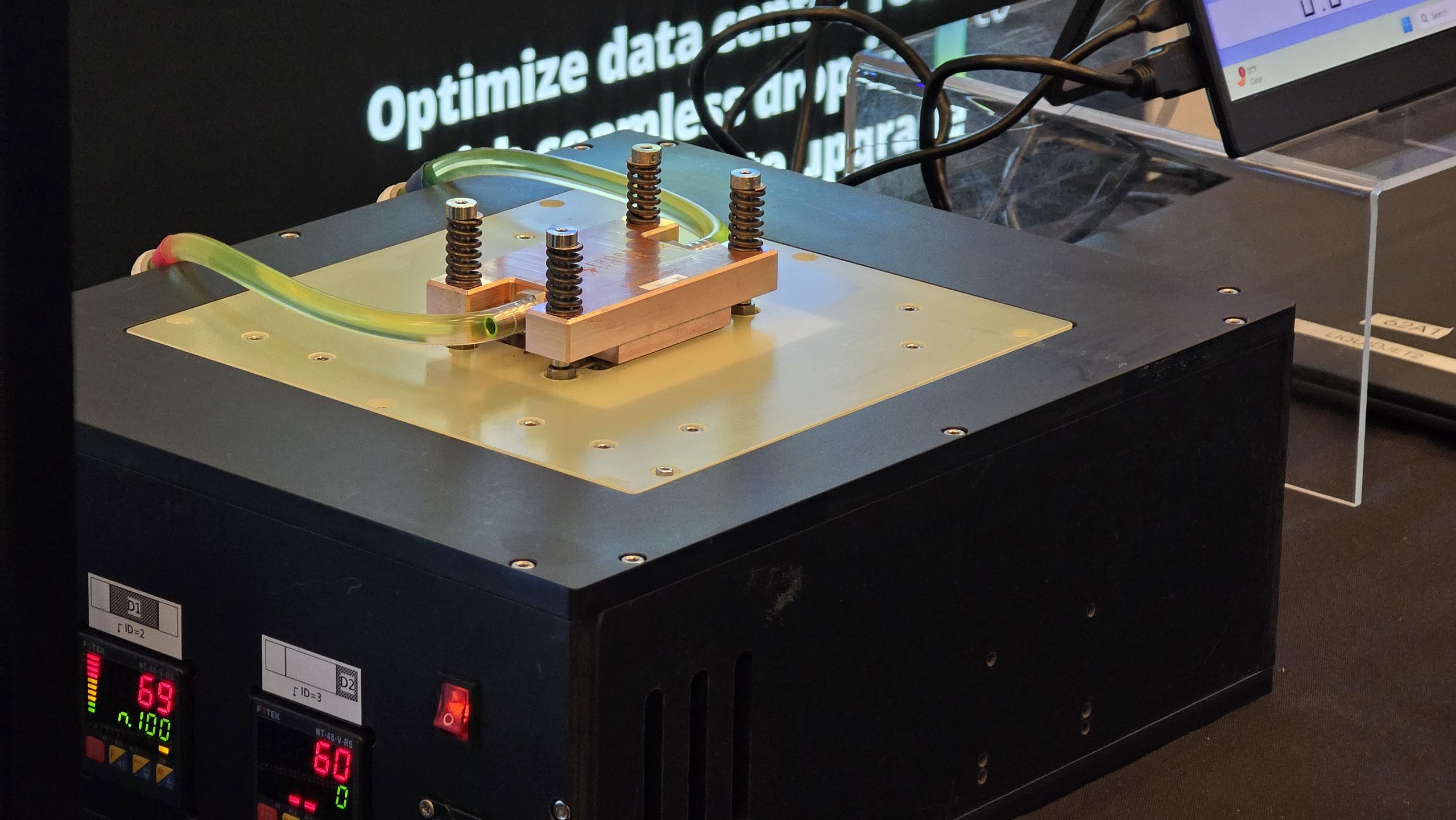 Frore Systems' LiquidJet and AirJet Pak cooling system live demos at CES 2026