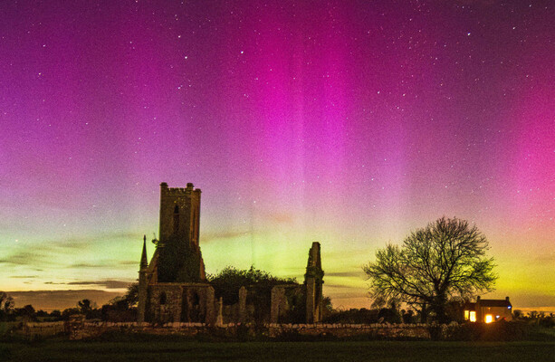 A powerful solar storm could spark vibrant northern lights this week.