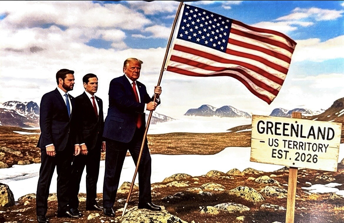 President Donald Trump shared images on his Truth Social platform depicting Canada, Greenland and Venezuela as part of United States territory.