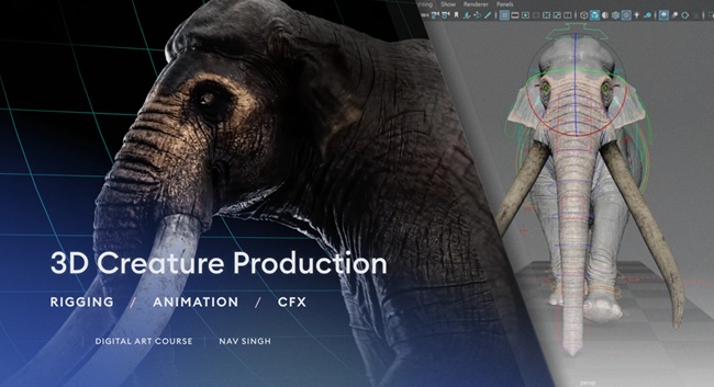 Duration 40+h Project Files Included MP4 Title: Gumroad – 3D Creature Production – Rigging, Animation and CFX Info: Note, this has Chinese and English subtitles and some other overlay This Digital Art course covers creature animation from start to finish, inc…