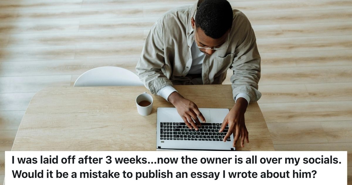 I'm going to blog about him. That will show him!