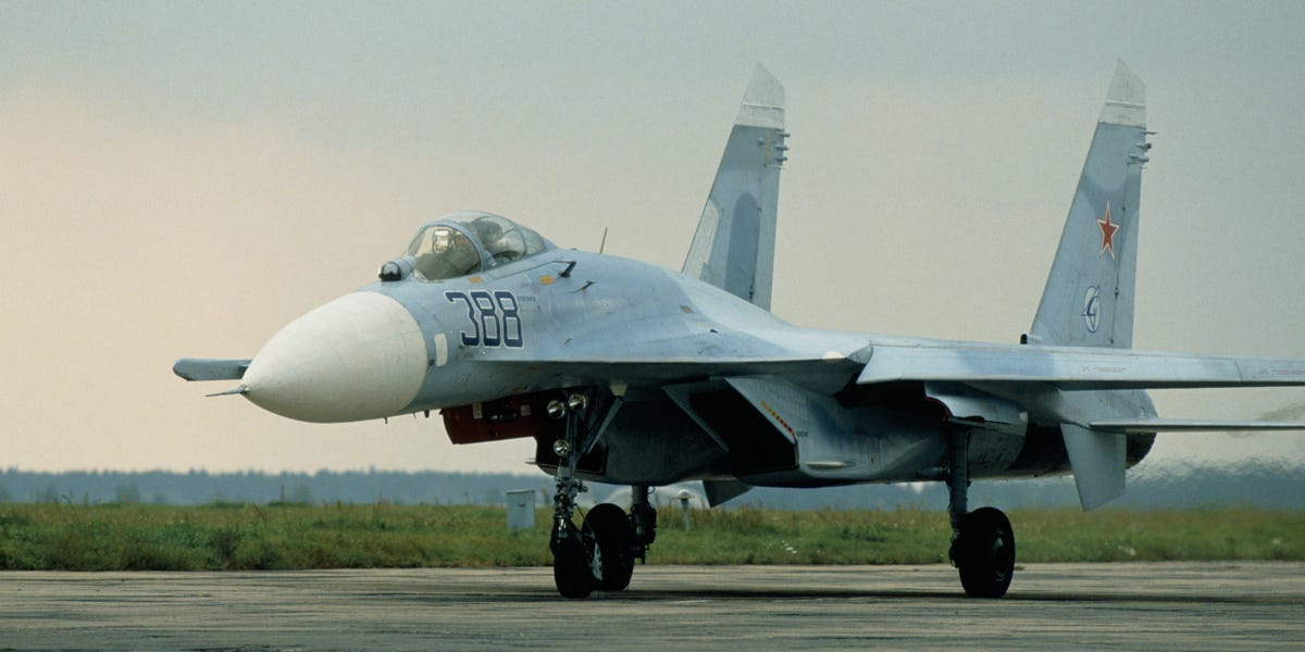Ukraine said a resistance agent was able to sneak into a Russian hangar and destroy two Russian fighter jets.