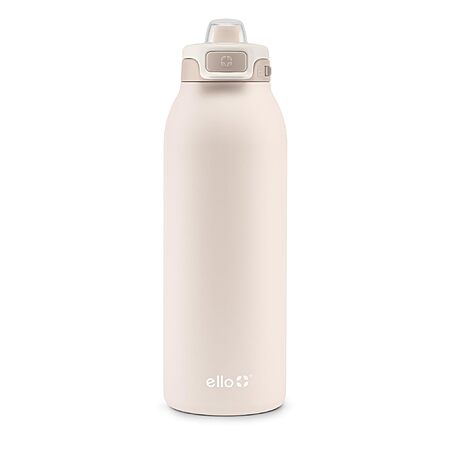 Ello Pop & Fill Stainless Steel Water Bottle with Quick Fill Technology, Double Walled Vacuum Insulated Metal, Leak Proof Locking Lid, Sip & Chug, BPA Free, Holiday Gift for Him Her, 40oz
Colo