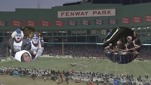 Fenway Park was converted to a football field for a college game on Saturday afternoon, as the Army Black Knights beat the UConn Huskies 41-16 in the Wasabi Fenway Bowl.