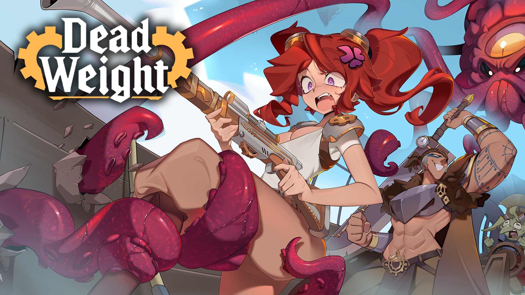 Indie game developer Klukva Games and publisher Spaghetti Cat have released a special Prologue for their upcoming game, Dead Weight. In case you haven't seen the game yet, this is a rougelike strategy RPG title in which you'll set sail on a pirate airship, ra…