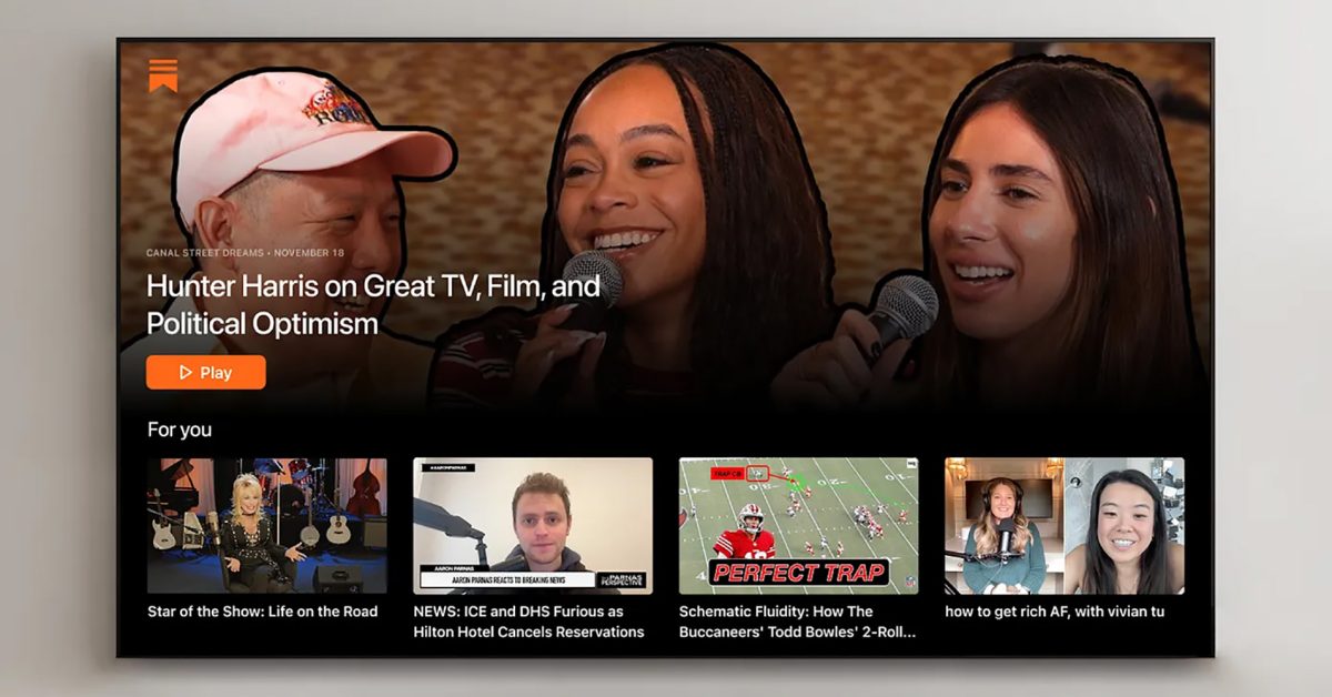 Substack today announced its Substack TV app for Apple TV, which brings video posts and livestreams from the publications users are subscribed to. Here are the details.



 more…