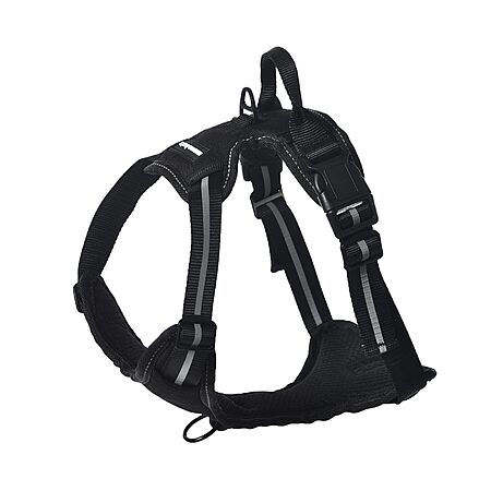 *Amazon [amazon.com]* has *Amazon Basics No-Pull Adjustable Soft Padded Dog Vest Harness with Reflective Stripes, Black, X-Large (XL)* for *$10.10*. Shipping is free w/ Prime or on $35+.