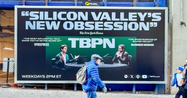 TBPN's newest sponsors include the New York Stock Exchange (NYSE), Shopify, Plaid, CrowdStrike, AppLovin, and others.
