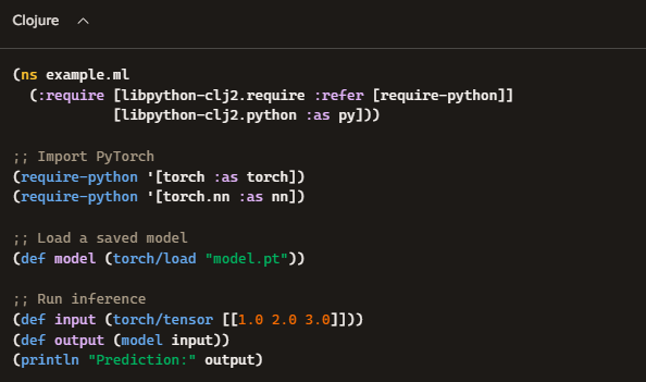 Python is the default choice for machine learning. But many teams using functional languages wonder if they have to switch. At Flexiana, we prioritize Clojure, but we also use Python. With libpython-clj, Clojure can tap into Python’s machine learning librarie…