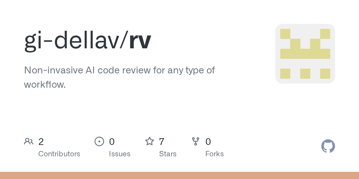 Article URL: https://github.com/gi-dellav/rv
Comments URL: https://news.ycombinator.com/item?id=46515112
Points: 2
# Comments: 0