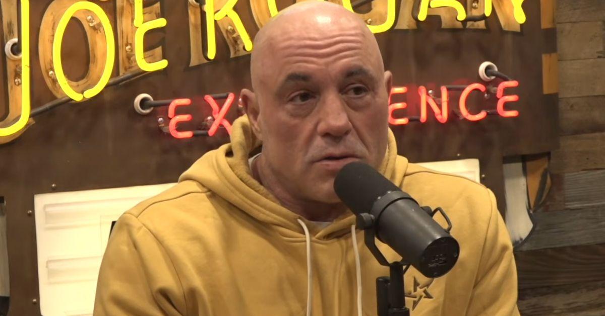 Joe Rogan mocked an AI-altered image of ICE shooting victim Alex Pretti that was used during an MS NOW segment.